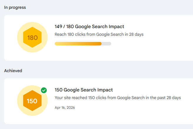 Google Search impact achievement
